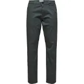 Selected Pantalon chino 'SLHMiles Flex' gris foncé