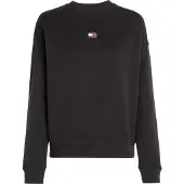 Tommy Hilfiger Sweat-shirt 'Tommy Badge Boxy' bleu marine / rouge / noir / blanc