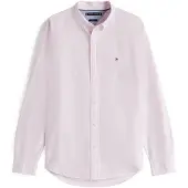 Tommy Hilfiger Heritage Oxford Rf Long Sleeve Shirt Rose M Homme