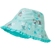 Playshoes Chapeau turquoise / jade / orange foncé / blanc