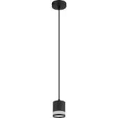 Globo Lighting Suspension LED, noir, 1 flamme, H 120 cm