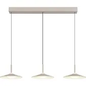 Globo Suspension 3 lumières Lampone Design brun sable