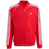 Adidas Veste de survêtement 'SST Track' rouge vif / blanc