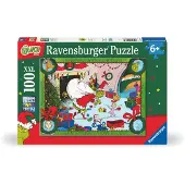Ravensburger - The Grinch XXL Puzzle 100 elementów - Oficjalny Produkt Premium