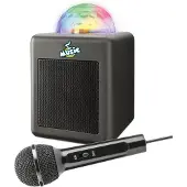 Music Ensemble karaoké - Enceinte disco av. Microphone - - UneTaille - Haut-parleurs