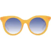 Ana Hickmann Hi9063-49t04 49/21/145 Woman Sunglasses Jaune Blue/CAT3 Femme