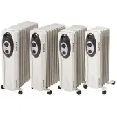 S&P SAHARA-2003 Noir, Blanc 2000 W Radiateur
