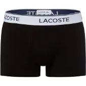 Lacoste Lot de 3 Boxers - Noir, Noir