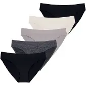 Dorina Slip crème / gris chiné / noir