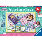 Ravensburger La maison de poupée de Gabby Puzzle, 2x12pcs.