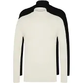 Trendyol Pull-over écru / noir