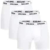 SMILODOX Boxers 'Larry' noir / blanc
