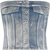 Karl lagerfeld Jeans B1w11023 Sleeveless Top Bleu S Femme