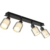 Globo Lampe de plafond à design Villegas Quatre canons légers