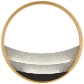 Globo Plafonnier LED, cristal, or, chrome, CCT, D 29,5 cm