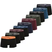 Jack & Jones Boxers 'JACSolid' bleu / bleu marine / vert foncé / noir
