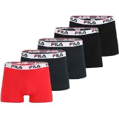 FILA Boxers marine / rouge vif / noir / blanc