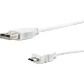 E+p GmbH & Co.KG Câble micro-USB AB 1m CC549Blanc (1 m)