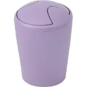 Spirella Poubelle "Move" pour cosmétiques, avec couvercle basculant | Plastique | 5 litres | Lavande