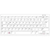 Raspberry Pi SC0168, Mini, filaire, USB, mécanique, QWERTZ, rouge, blanc