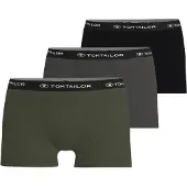 Tom Tailor Boxers gris chiné / kaki / noir / blanc