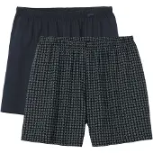Calida Boxers bleu nuit / blanc