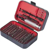 Toolcraft TO-9407052 Jeu d'embouts de vissage 150 pièces Phillips, Pozi (Clé Allen, Tri-Wing)