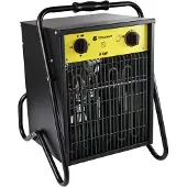 Toolcraft TO-8578338 Chauffage de chantier 9000 W Noir/Jaune