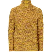 Distretto12 Pull-over ocre / vert / rouge