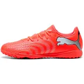 Puma FUTURE 9 PLAY TT - Rouge vif-Blanc -Noir -Argent , taille : 6,5