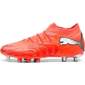 Puma Chaussure de foot 'Future 9 Ultimate' rouge néon / noir / blanc