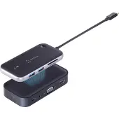 Renkforce RF-4499450 Mini-station d'accueil USB-C Convient pour marque : Universal Transmission d'images sans fil, lecteur de cartes intégré (RF-4499450)