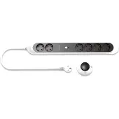 DeLOCK - Câble audio - RCA x 2 mâle pour mini-phone stereo 3.5 mm mâle - 10 m - noir