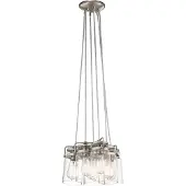 Kichler Brinley Lampe à suspendre E27 6x nickel brossé (E27)