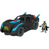 Imaginext DC Super Friends son et lumière Batmobile avec figurine de Batman