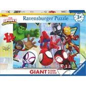 Ravensburger Puzzle Géant 24 pièces : Spidey : Une équipe fantastique