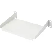 Renkforce RF-4746648 254 mm 25,40cm (10") Plaque de fond pour armoire réseau Montage fixe Convient pour profondeur d'armoire : à partir de 300 mm Gris clair (RAL 7035) (RF-4746648)