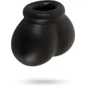 Orion - sac à testicules et élargisseur - silicone noir