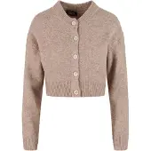 Urban Classics Cardigan marron chiné