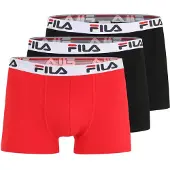 FILA Boxers rouge vif / noir / blanc