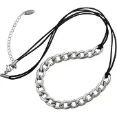 NAEMI Chaîne noir / argent