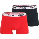 FILA Boxers rouge / noir / blanc