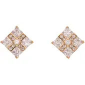 Gaya Boucles d'oreilles or rose