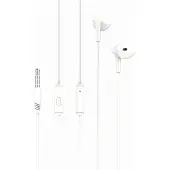 XO Casque audio ep39 avec microphone - Câble de 1,2 m - Bouton de- Couleur : blanc