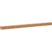 vidaXL Lit surélevé brun clair 775 x 50 x 36 cm Acier galvanisé