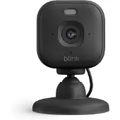 Amazon Blink Mini 2K+ Pack de 2, Caméra IP de sécurité, Intérieur, Sans fil, Bureau, Noir, Cube