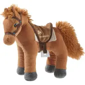 Heunec Peluche Bibi & Tina cheval Amadeus debout brun 30cm