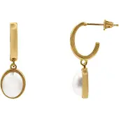 Heidemann Boucles d'oreilles 'Saga' or / blanc