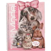 Depesche TOPModel Stickerbuch Dress Me Up Cute Animals (7 Autocollants)