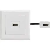 Renkforce RF-4538136 Adaptateur HDMI [1x HDMI femelle - 1x HDMI femelle] Blanc Contacts plaqués or 15.00 cm